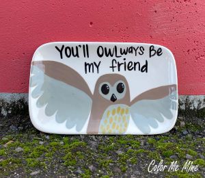 Tustin Owl Plate