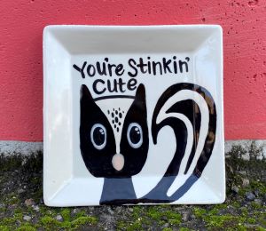 Tustin Skunk Plate