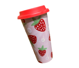Tustin Strawberry Travel Mug