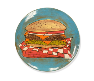 Tustin Hamburger Plate