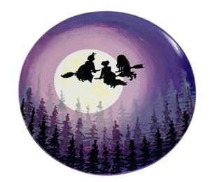 Tustin Kooky Witches Plate