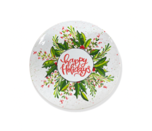 Tustin Holiday Wreath Plate