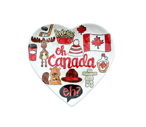 Tustin Canada Heart Plate