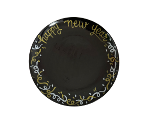 Tustin New Year Confetti Plate