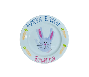 Tustin Easter Bunny Plate