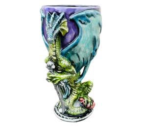 Tustin Antique Dragon Goblet