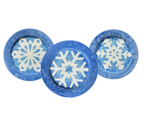 Tustin Paper Snowflake Plate